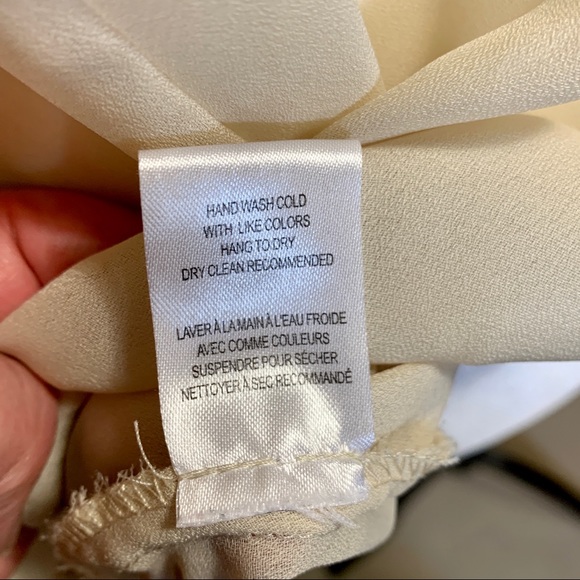 Daniel Rainn Sheer Cream Blouse - Picture 7 of 8